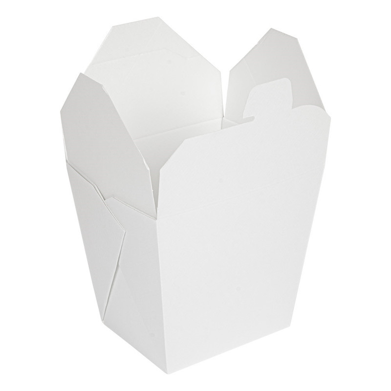 Kartonasta škatla za jedi MULTI - The Pack - 960 mL BELA (8,9x7x10,8 cm) (40/1) Testenine/234.51_IMG-01