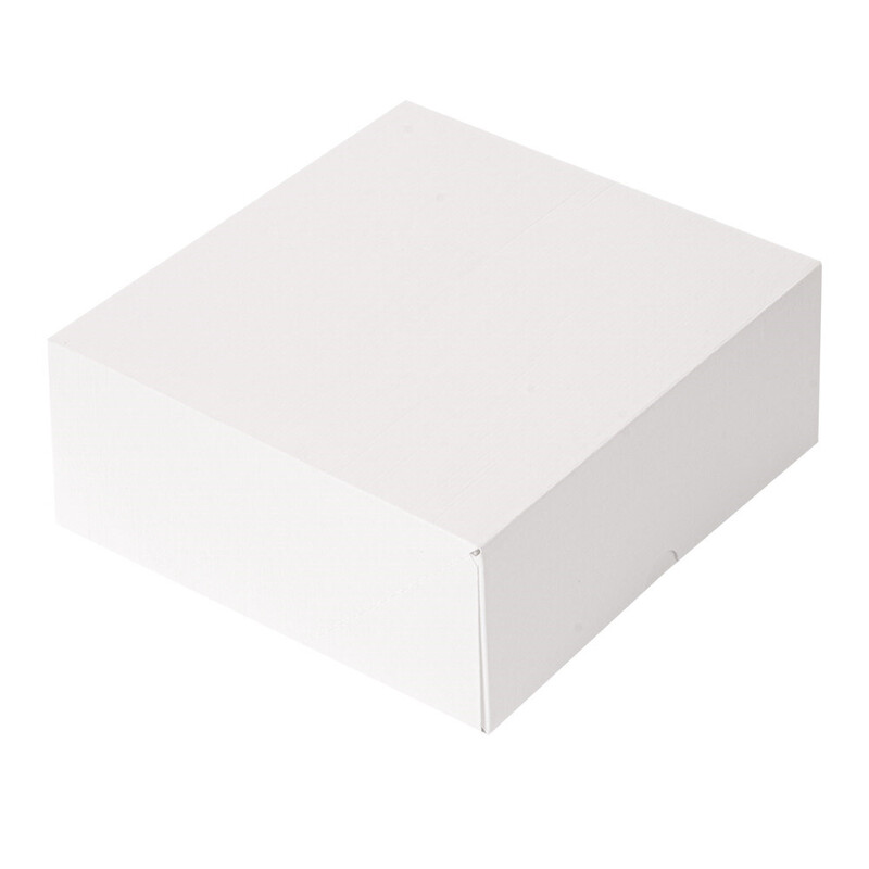 Kartonasta škatla TORTA  - The Pack - BELA 18 x 18 x 7,5 cm (50/1) Torte/253.31_IMG-MAIN