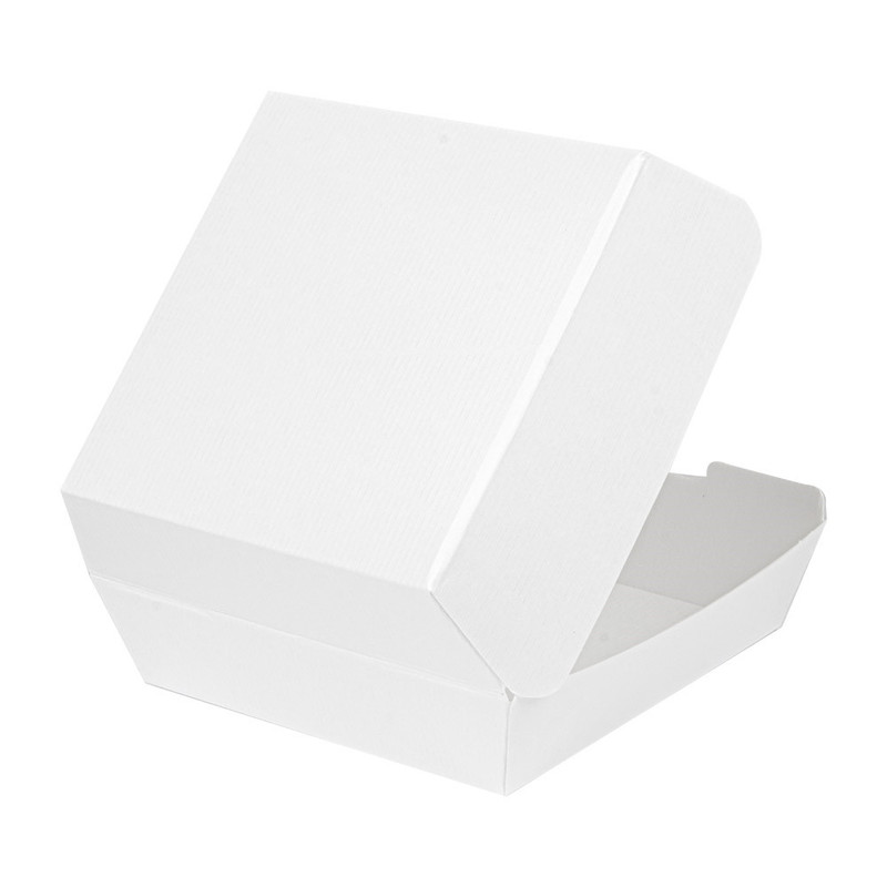 Kartonasta embalaža za BURGER - ThePack - BELA (17,6 x 16,8 x 7,8 cm) (50/1) burgerji/234.22_IMG-02