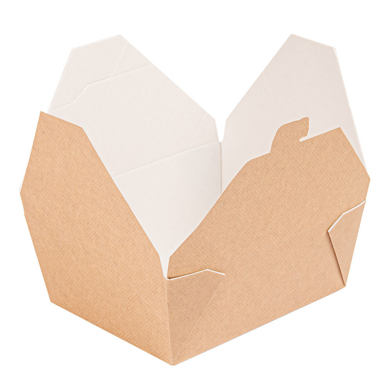 Kartonasta škatla za jedi - ThePack - 1350 mL RJAVA (15,2 x 12,1 x 6,5 cm) 50/1 druge-jedi/234.57_IMG-02