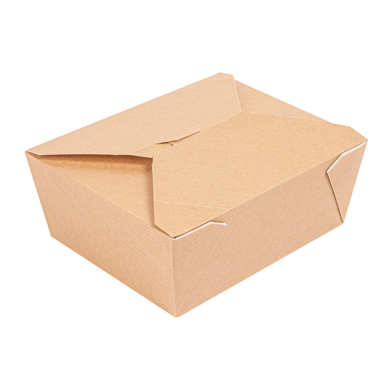 Kartonasta škatla za jedi - ThePack - 1350 mL RJAVA (15,2 x 12,1 x 6,5 cm) 50/1 druge-jedi/234.57_IMG-MAIN