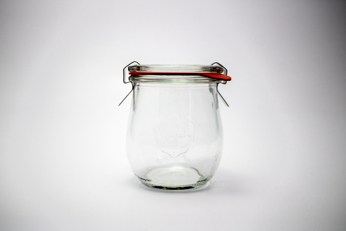 Weck steklen kozarec oblika TULIPAN 220 mL (1/1) einkochwelt-kozarci/762