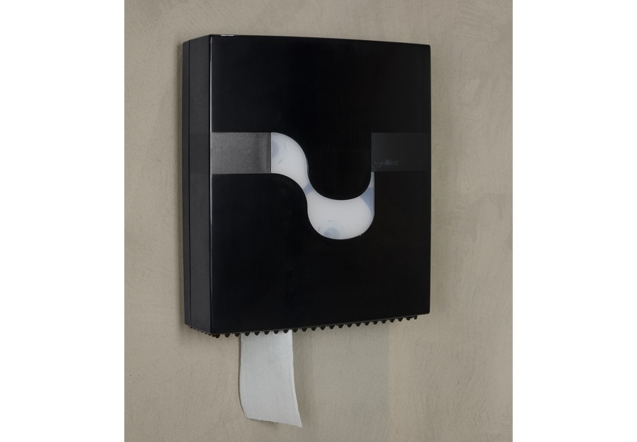 Nosilec Revolver sistem toaletnih rolic ČRN, Mega Mini Nosilci/C92800-revolverx628