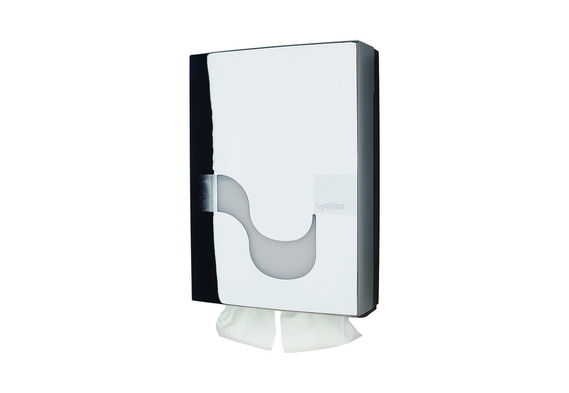 Nosilec toaletnih lističev KROM - DVOJNI, Mega mini Nosilci/C93280