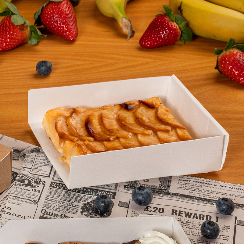 Kartonast pladenj KVADRAT - The Pack - BEL; 12 x 15 x 3,5 cm (200/1) Pladnji/234.77_IMG-03