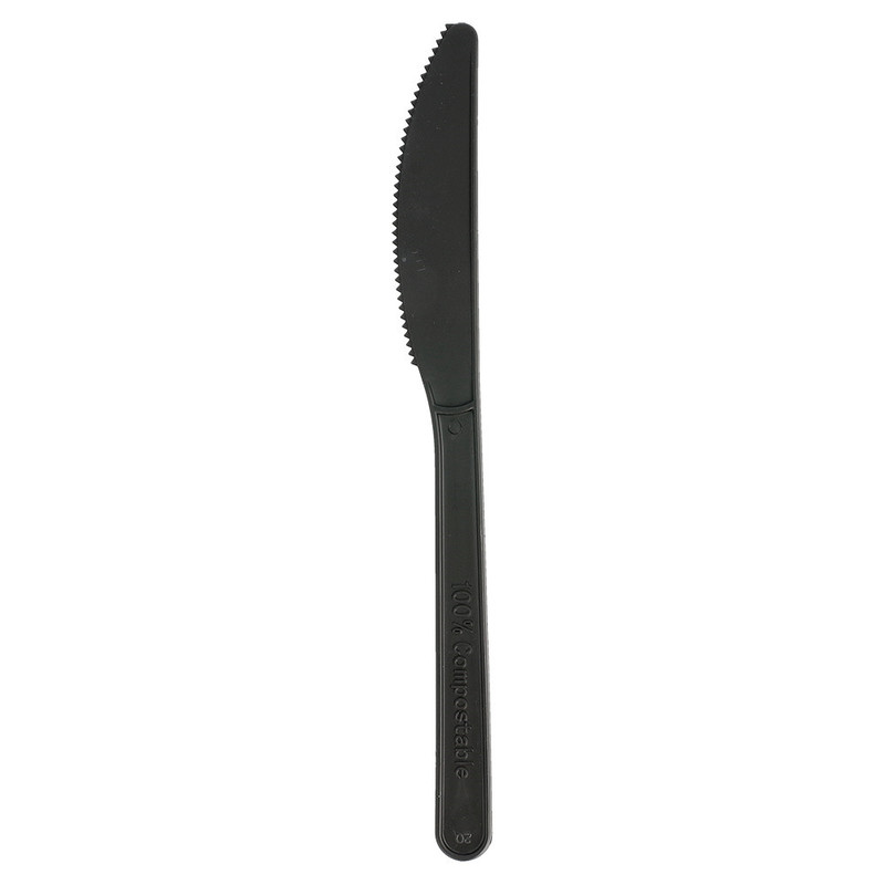 BIO nož ČRN iz PLA materiala 18 cm (50/1) Pribor-in-slamice/227.25_IMG-MAIN