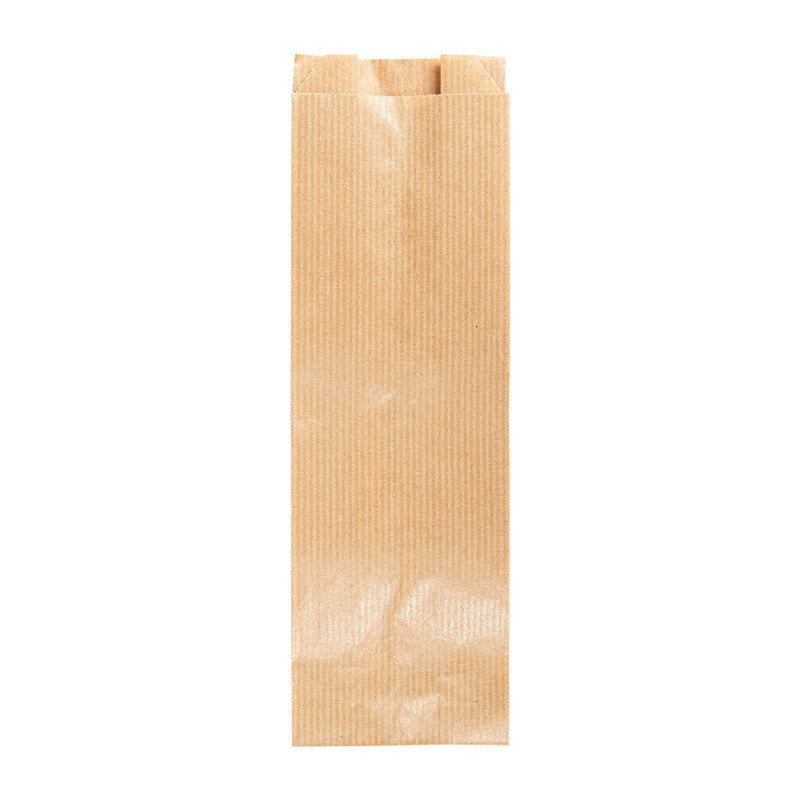 Vrečka papirnata rjava za pribor 7 + 4 x 22 cm (500/1) Pribor-in-slamice/250.77_IMG-MAIN