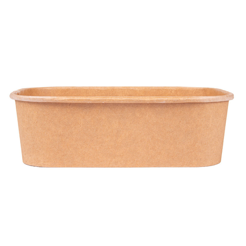 Pravoktna kartonasta posoda za solato KRAFT 500 mL (50/1) Solate/254.33-IMG-01