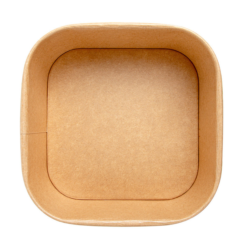 Kvadratna kartonasta posoda KRAFT 1230 mL (50/1) Solate/258.78-IMG-02
