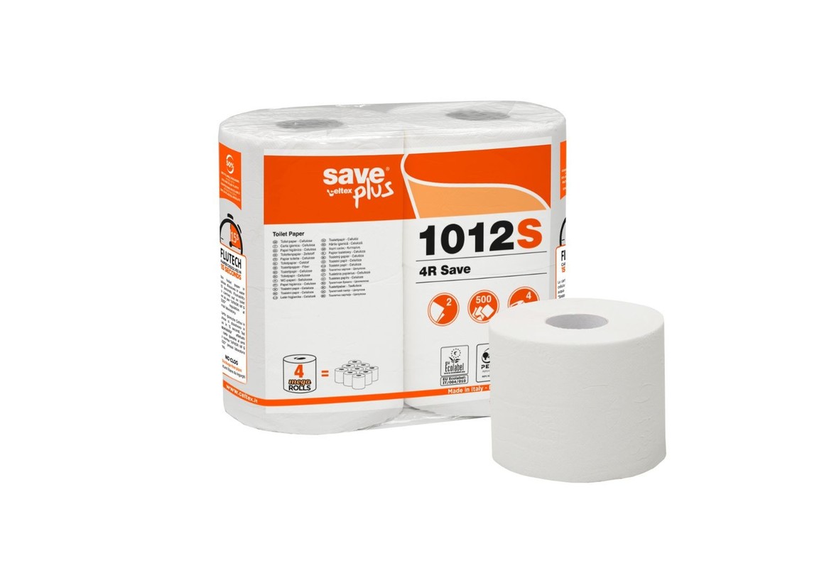 Toaletni papir rolice - SAVE PLUS, 2-slojni, 500-listni (40/1) Toaletni-papir/C1012SN