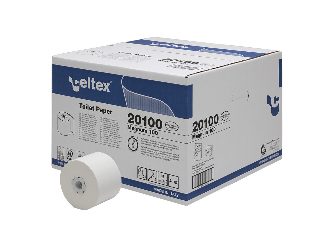 Toaletni papir Magnum 100, 2-slojni, 100 TM (27/1) Toaletni-papir/C20100N