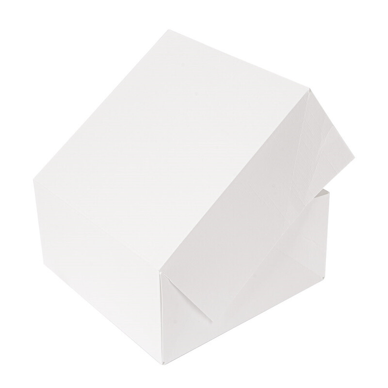 Kartonasta škatla TORTA  - The Pack - BELA 24 x 24 x 12 cm (50/1) Torte/253.33_IMG-01