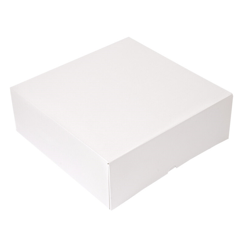 Kartonasta škatla TORTA  - The Pack - BELA 28 x 28 x 10 cm (50/1) Torte/253.34_IMG-MAIN