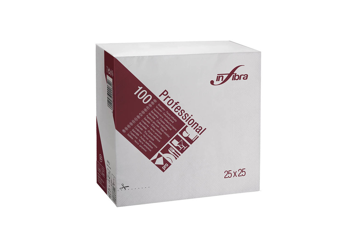 Servieti Multivelo BELI 25 x 25 cm, 2-slojni (3000/1) Touch/I-0318