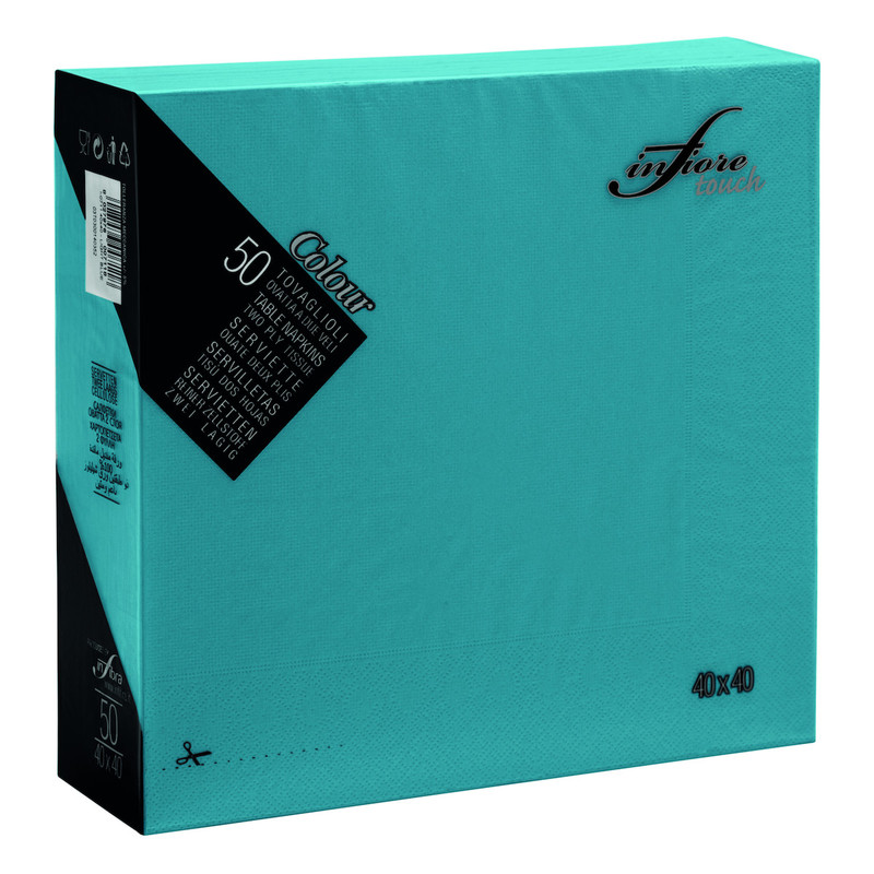 Servieti TOUCH 40 x 40 cm, RAZLIČNIH BARV, 2-slojni (3000/1) Touch/I-0716-Infiore_Touch_Oceano-0641