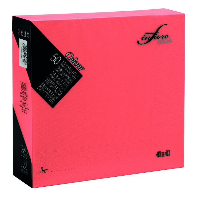 Servieti TOUCH 40 x 40 cm, RAZLIČNIH BARV, 2-slojni (3000/1) Touch/I-0846-Infiore_Touch_Terracotta-0497