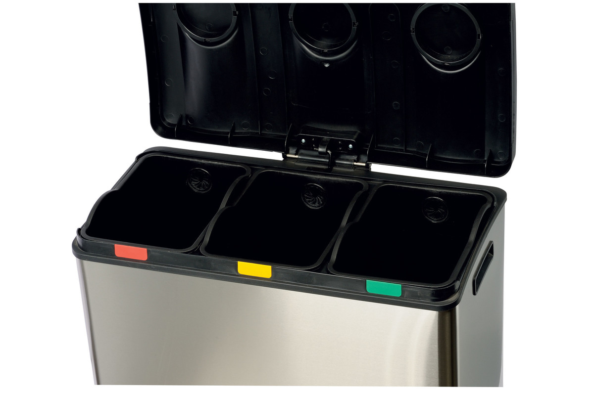 Koš s pedalom za TROJNO ločevanje odpadkov Multiflux  Trgovina/106500-particolare