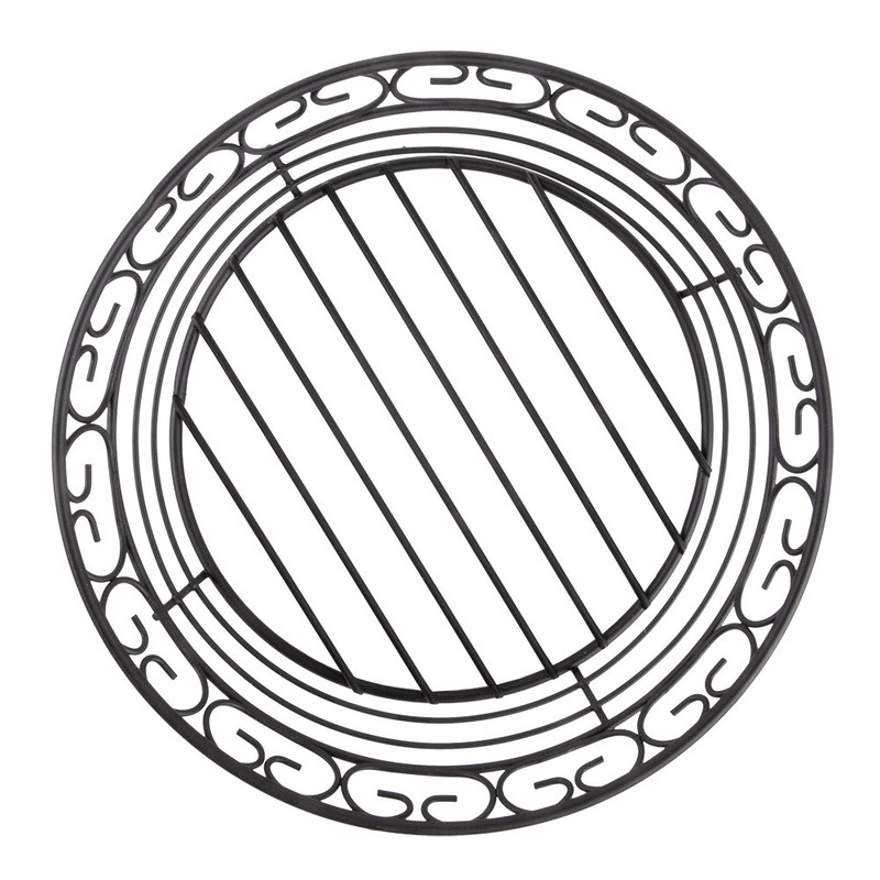 Servirna mrežasta košara ČRNA Fi: 20,3 x 6,3 cm (1 kos) Trgovina/161.40.IMG-02