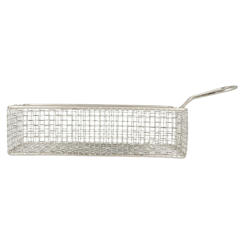 Servirna inox mrežasta košarica Fi: 22 x 10 x 6 cm (6 kosov) Trgovina/186.60.IMG-01
