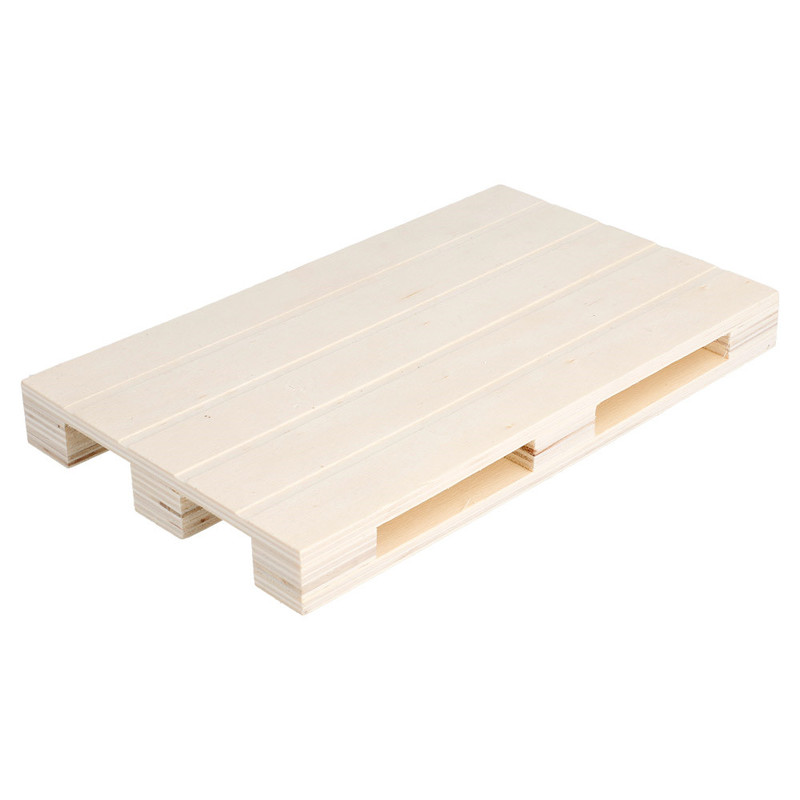 Lesena mini paleta za serviranje Fi: 13 x 8 x 2 cm (40 kosov) Trgovina/207.03.IMG-03