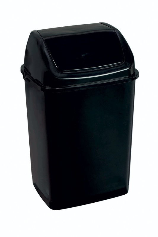 Koš za smeti RIF z nihajnim pokrovom ČRN 35L Trgovina/909535