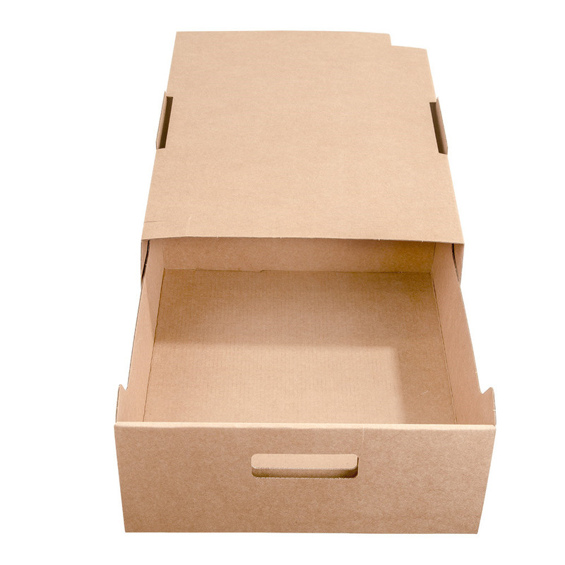 Kartonasta škatla z izvlečnim predalom RJAVA, 34 x 26,5 x 11,5 cm (1/1) Vecje-to-go/216.71_IMG-03