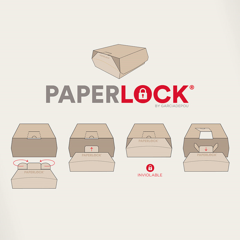 Kartonasta škatla z zaklepom - The Pack - BELA (21 x 20,5 x 8 cm) (50/1) Vecje-to-go/254.59_IMG-02