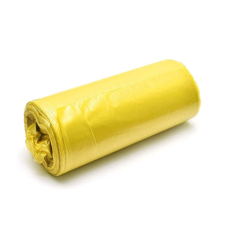 Vrečke za smeti PEHD, 50 x 60 (40L) RUMENE (50/1) Vrecke-in-obloge/Rumene-40L
