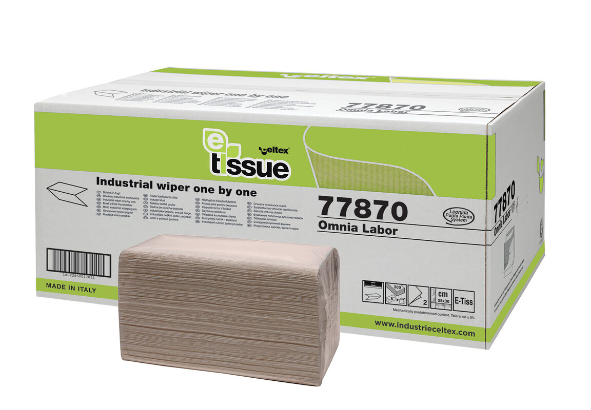 Papirnata zloženka "V" - E-Tissue 3-slojna (2550/1) brisacke/C77870