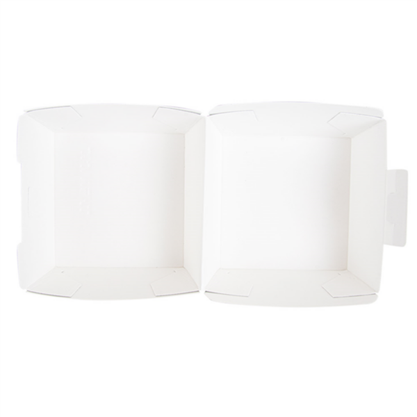 Kartonasta embalaža za BURGER - ThePack - ČRNA (14,2 x 13,7 x 9 cm) (50/1) burgerji/234.12.4