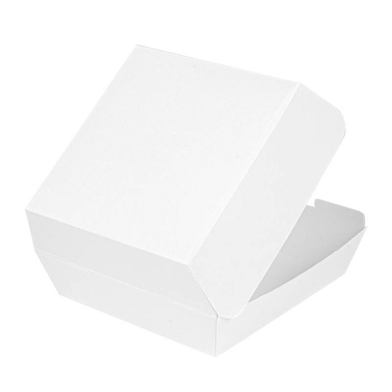 Kartonasta embalaža za BURGER - ThePack - BELA (14,2 x 13,7 x 6,1 cm) (50/1) burgerji/234.14_IMG-02