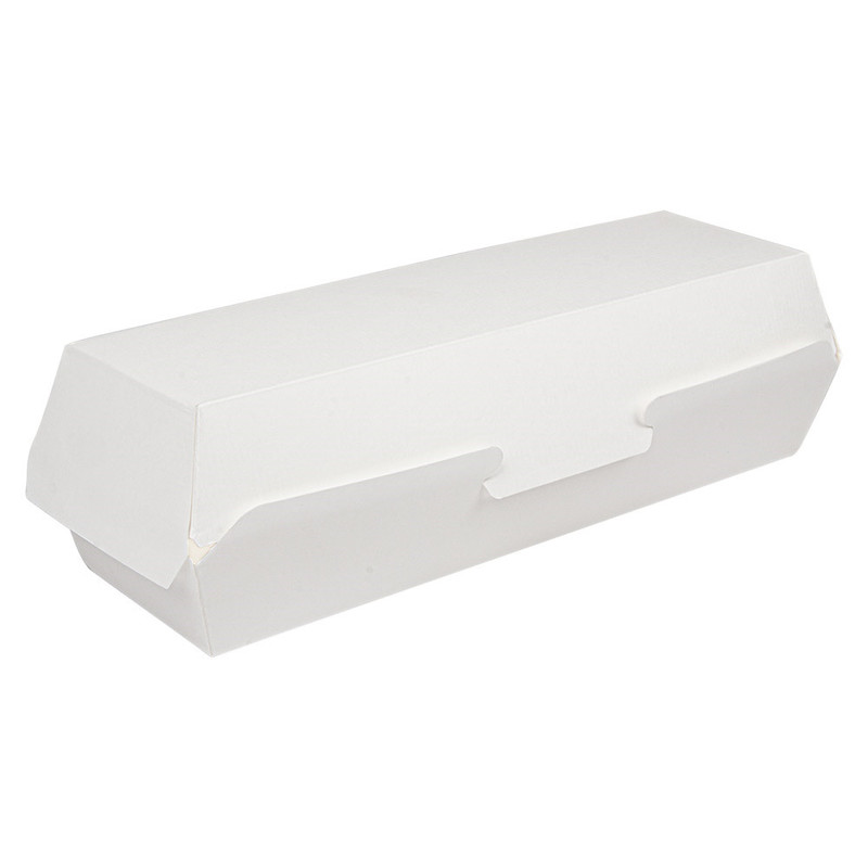Kartonasta embalaža HOT DOG - BELA - 23,2 x 9 x 6,3 cm (50/1) burgerji/234.26-IMG-MAIN