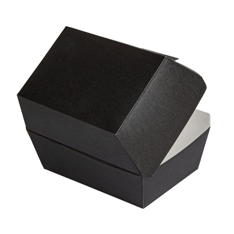 Kartonasta embalaža LUNCH BOX ČRNA 22,5 x 13,5 x 9 cm (50/1) burgerji/271.20-IMG-04