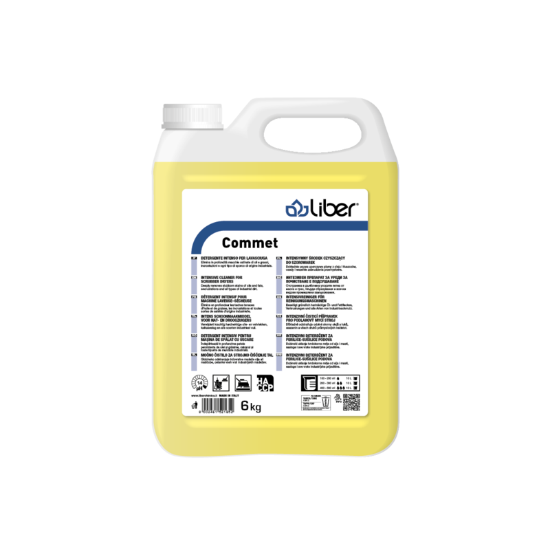 Čistilo COMMET za talne industrijske površine, strojna upor. LIBER 6 kg  cistila/LIBER_MOCKUPS_Commet_6kg-1