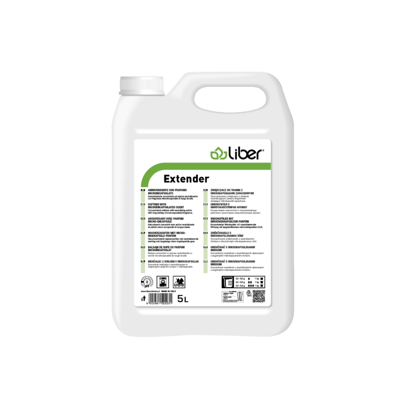 Čistilo EXTENDER mehčalec LIBER 5 kg cistila/LIBER_MOCKUPS_Extender_5L-1