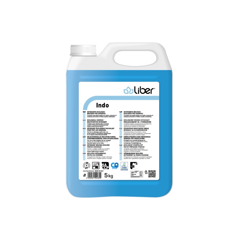 Čistilo INDO ekološko za steklene površine LIBER 5 kg cistila/LIBER_MOCKUPS_Indo_5kg
