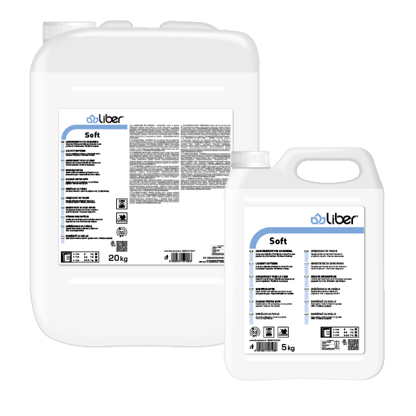 Čistilo SOFT mehčalec LIBER 5 kg  cistila/LIBER_MOCKUPS_Soft