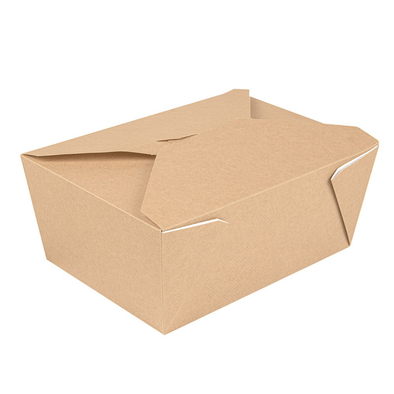 Kartonasta škatla za jedi - ThePack - 2880 mL RJAVA (19,6 x 14 x 9 cm) (50/1) druge-jedi/234.66_IMG-MAIN