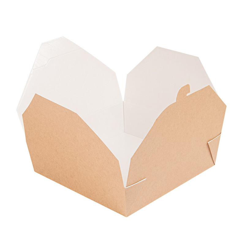 Kartonasta škatla za jedi - ThePack - 2910 mL RJAVA (21,7 x 21,7 x 6,4 cm)(50/1) druge-jedi/234.69_IMG-02