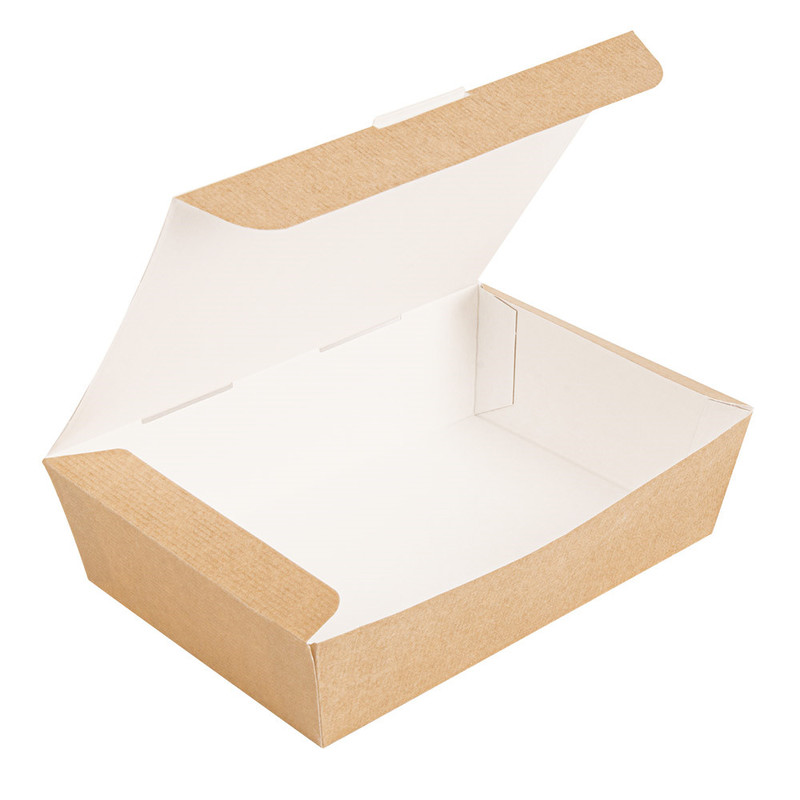 Kartonasta škatla za jedi - ThePack - RJAVA (20,5 x 14,6 x 5 cm) (60/1) druge-jedi/235.15_IMG-01
