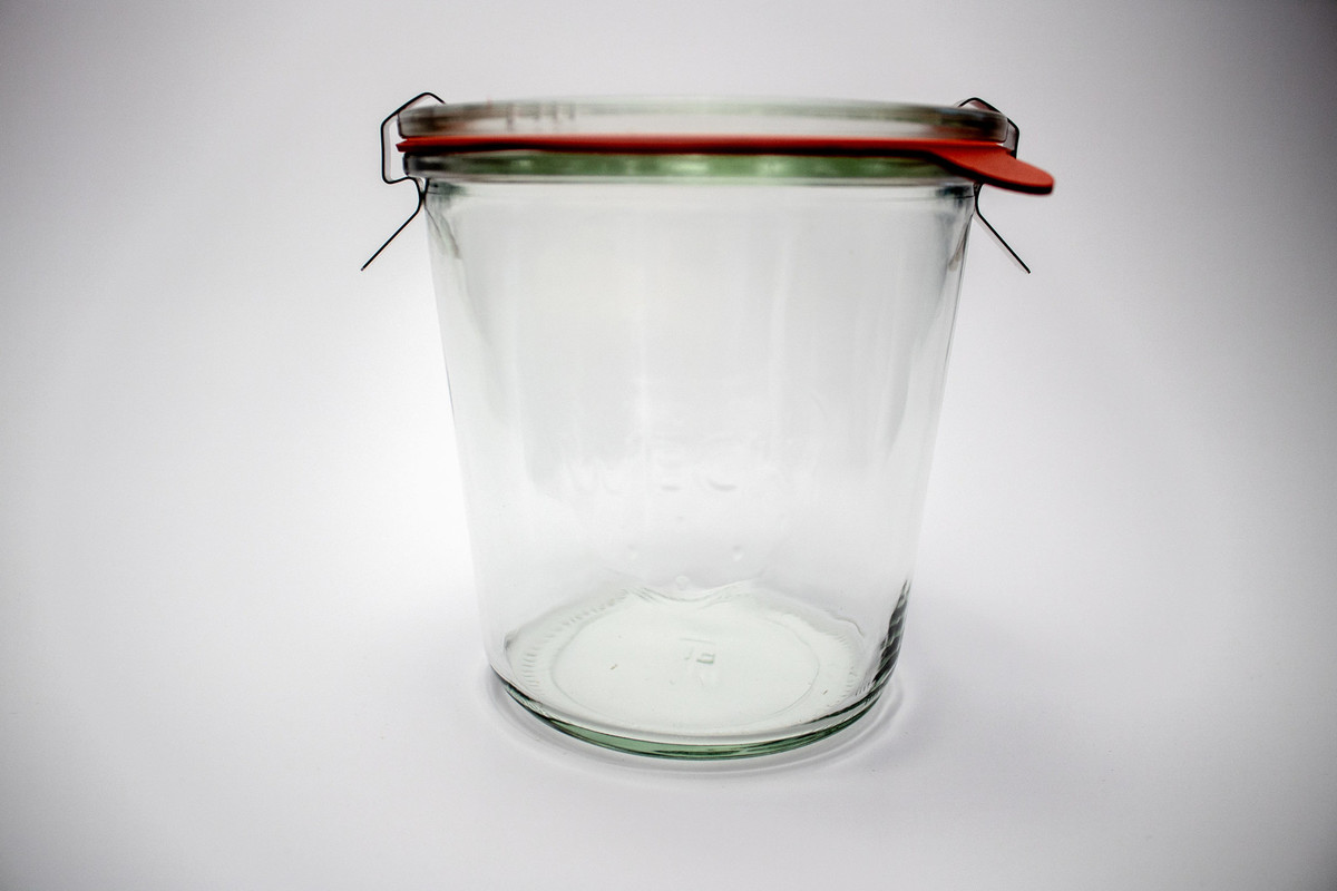 Weck steklen kozarec oblika GOR-DOL 580 mL (1/1) einkochwelt-kozarci/742