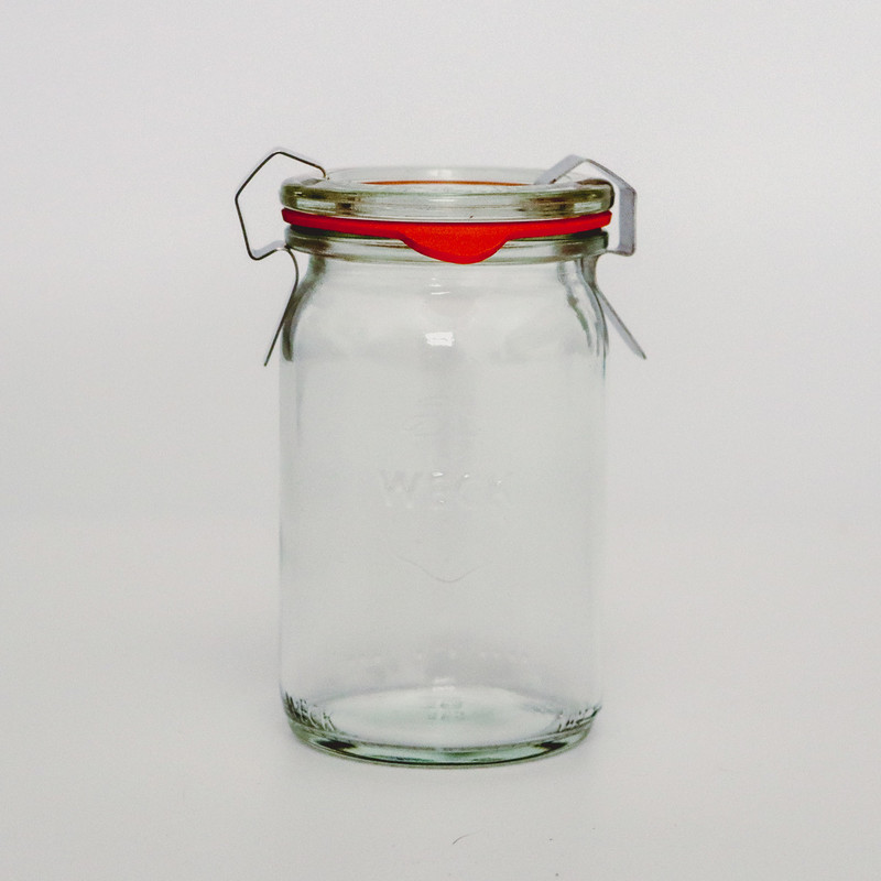 Weck steklen kozarec oblika GOR DOL 145 mL (1/1) einkochwelt-kozarci/789