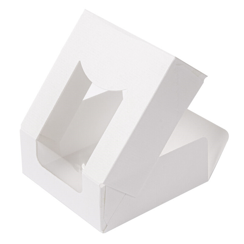 Kartonasta embalaža za SUŠI Z OKNOM - The Pack - BELA, 10 x 10 x 4 cm (50/1) embalaza-za-susi-iz-kartona/253.40_IMG-01