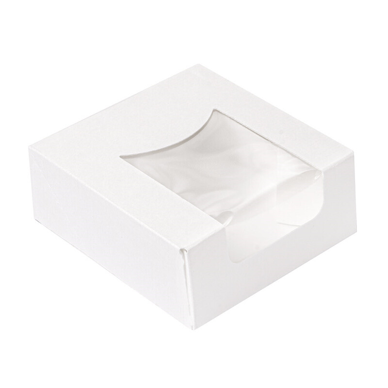 Sušhi škatla- Z OKNOM - The Pack - BELA, 10 x 10 x 4 cm (50/1) embalaza-za-susi-iz-kartona/253.40_IMG-MAIN