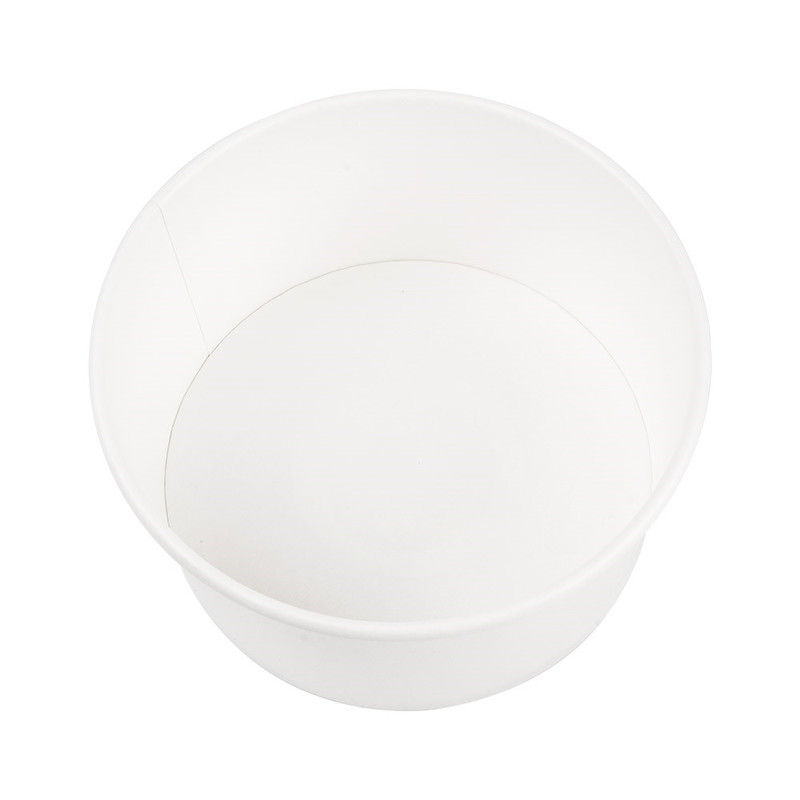 Kartonasta posoda za solato OKROGLA BELA 1000 mL (FI: 15 cm/12,8 x 6 cm) (50/1) kartonasta-embalaza/226.35_IMG-02