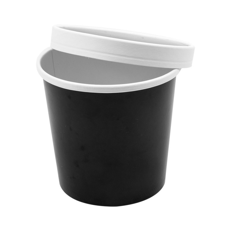 Kartonasta embalaža za juho s pokrovom ČRNA 780 mL, 25/1 (fi 11,7/9,2 x 11 cm) kartonasta-embalaza_1/226.44_IMG-03