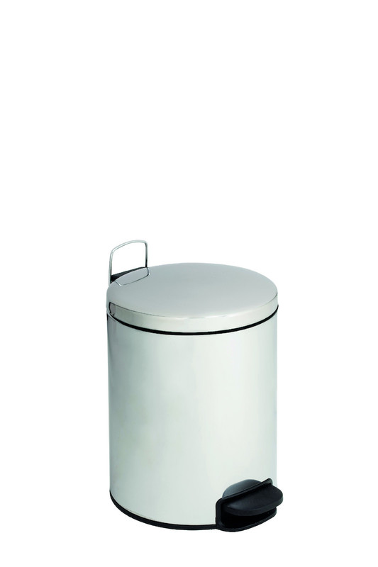 Koš pedalka 3 L BIN PLUS s tihim zapiranjem, polirano nerj. jeklo kosi-za-smeti/112035