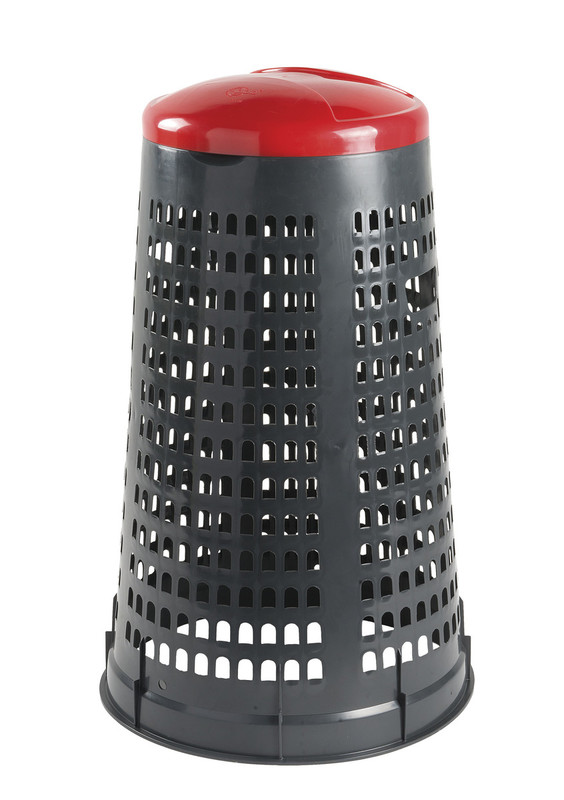 Koš za smeti z držalom za vreče TRESPY RDEČ 110 L  kosi-za-smeti/720507