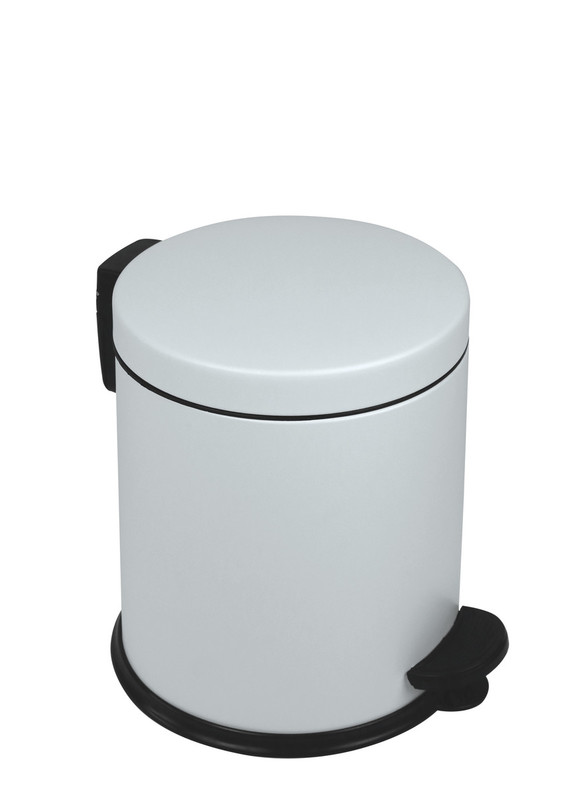 Koš pedalka 5L NEW BIN BASIC, BEL lakiran kosi-za-smeti/913051