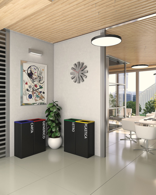 Koš za ločevanje odpadkov ČRN BOB, 60 L kosi-za-smeti/Bob_ColorADEsivi_1